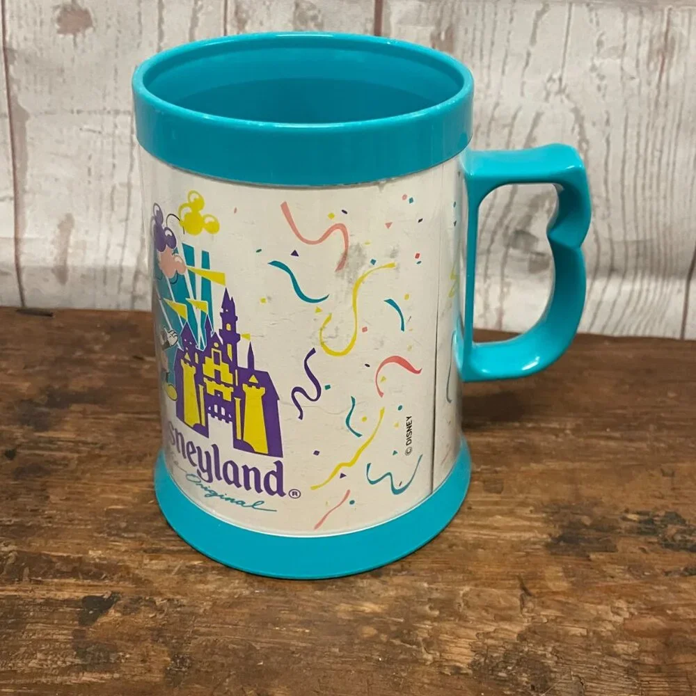 Vintage Disney Thermo-Serv plastic mug